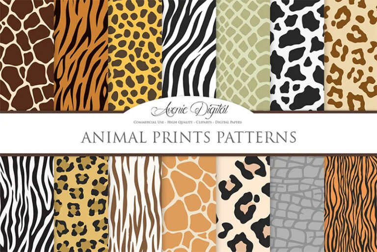 500+ Animal Patterns and Backgrounds for Your Designs