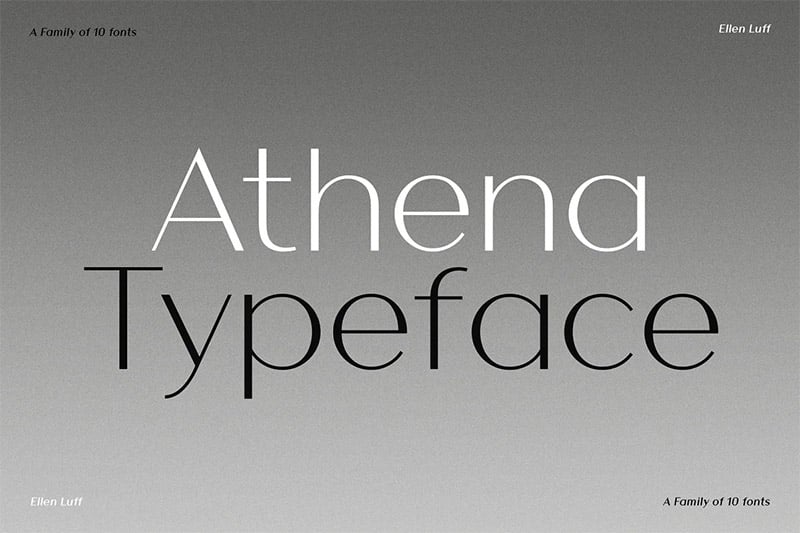 Athena Typeface