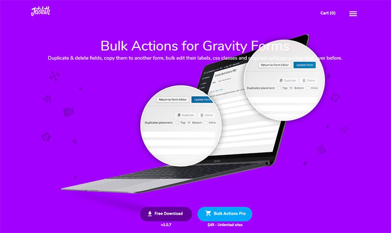 Bulk Actions for Gravity Forms