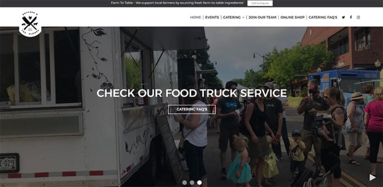 24 Best Food Truck Websites with Mouth-Watering Designs