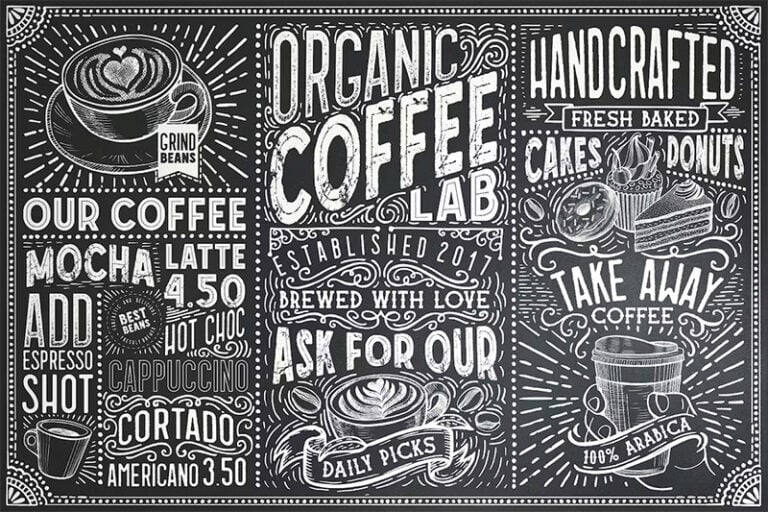 27 Best Coffee Fonts for Cafes and Coffee-Themed Designs