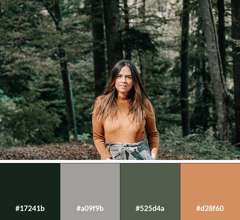 Forest Haven - Earth Tone Color Palette