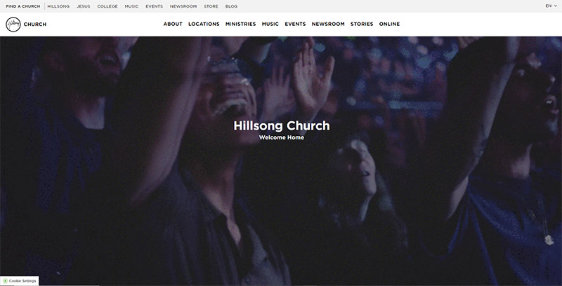 Hillsong Church Website