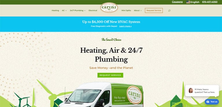 21 HVAC Website Design Examples for Inspiration