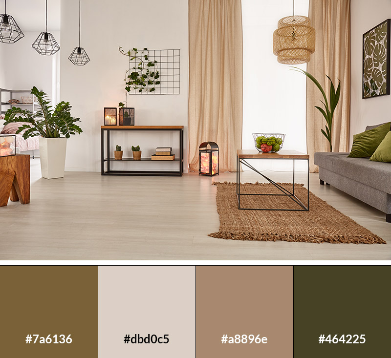 Natural Serenity - Earth Tone Color Palette