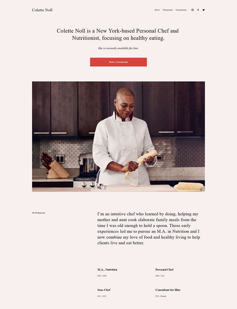 Noll Squarespace Template